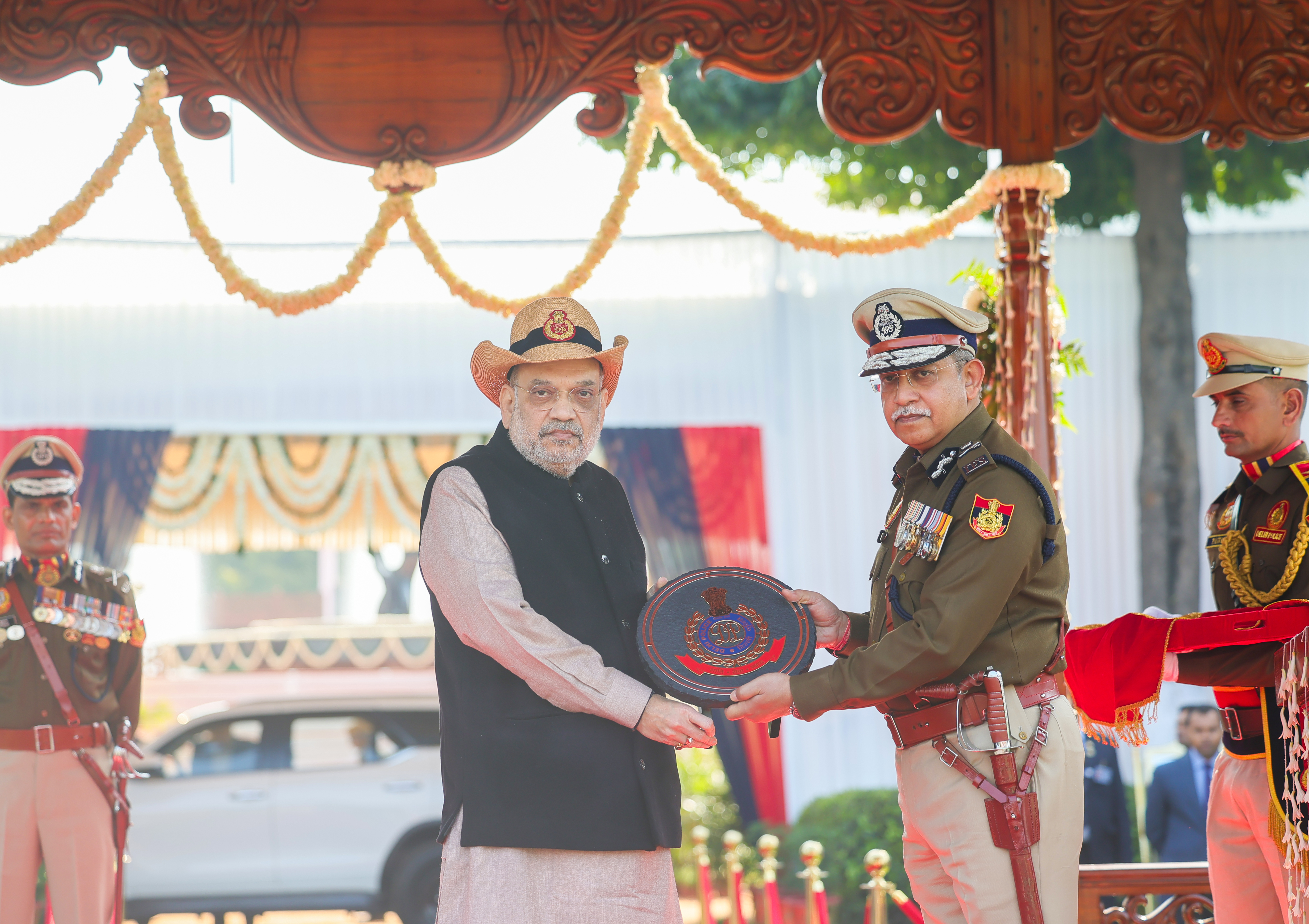Union Home Minister and Minister of Cooperation Shri Amit Shah addresses the 79th Raising Day ceremony of Delhi Police as the Chief Guest in New Delhi
