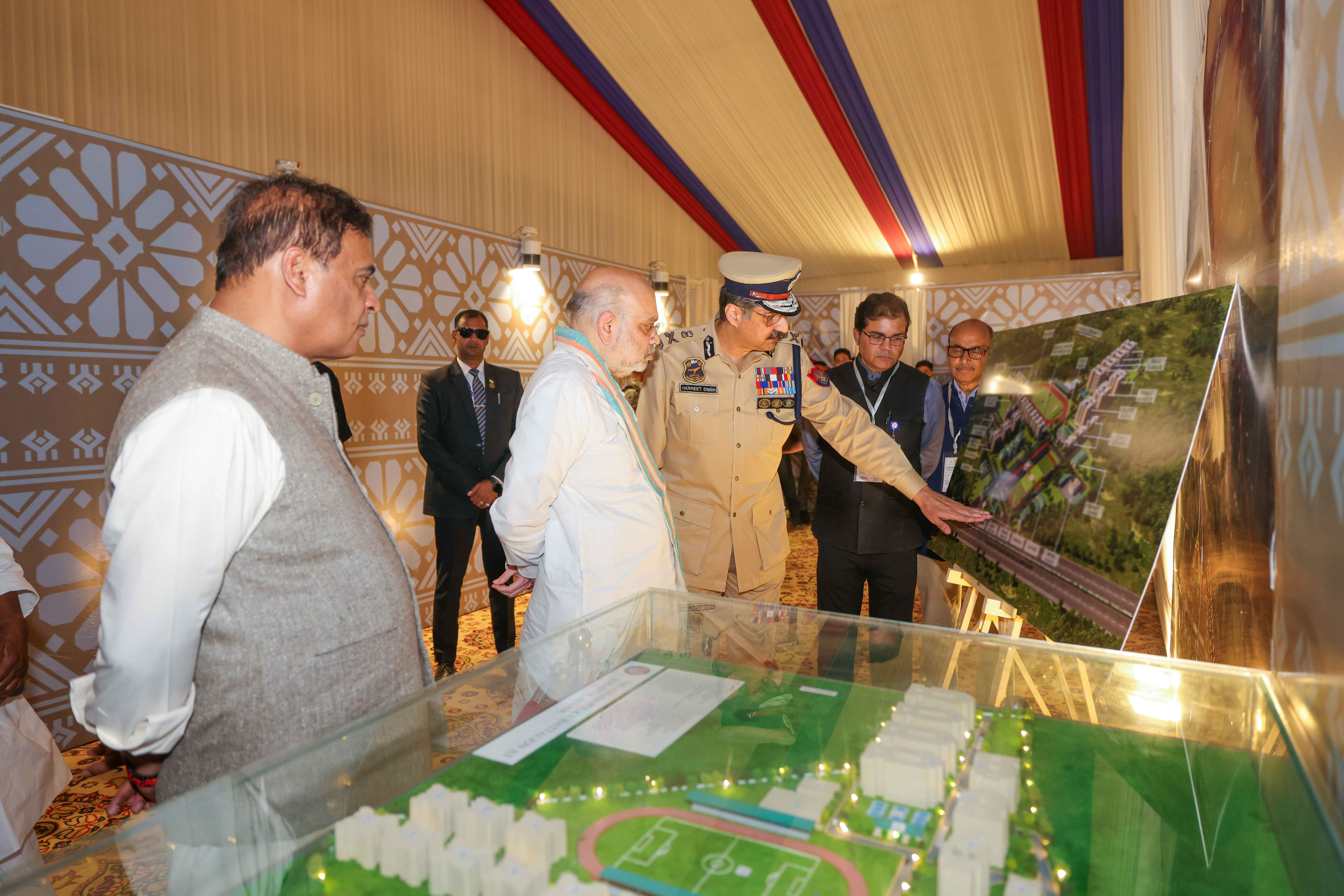 Union Home Minister and Minister of Cooperation, Shri Amit Shah attends the 87th Raising Day celebrations of CRPF in Guwahati, Assam