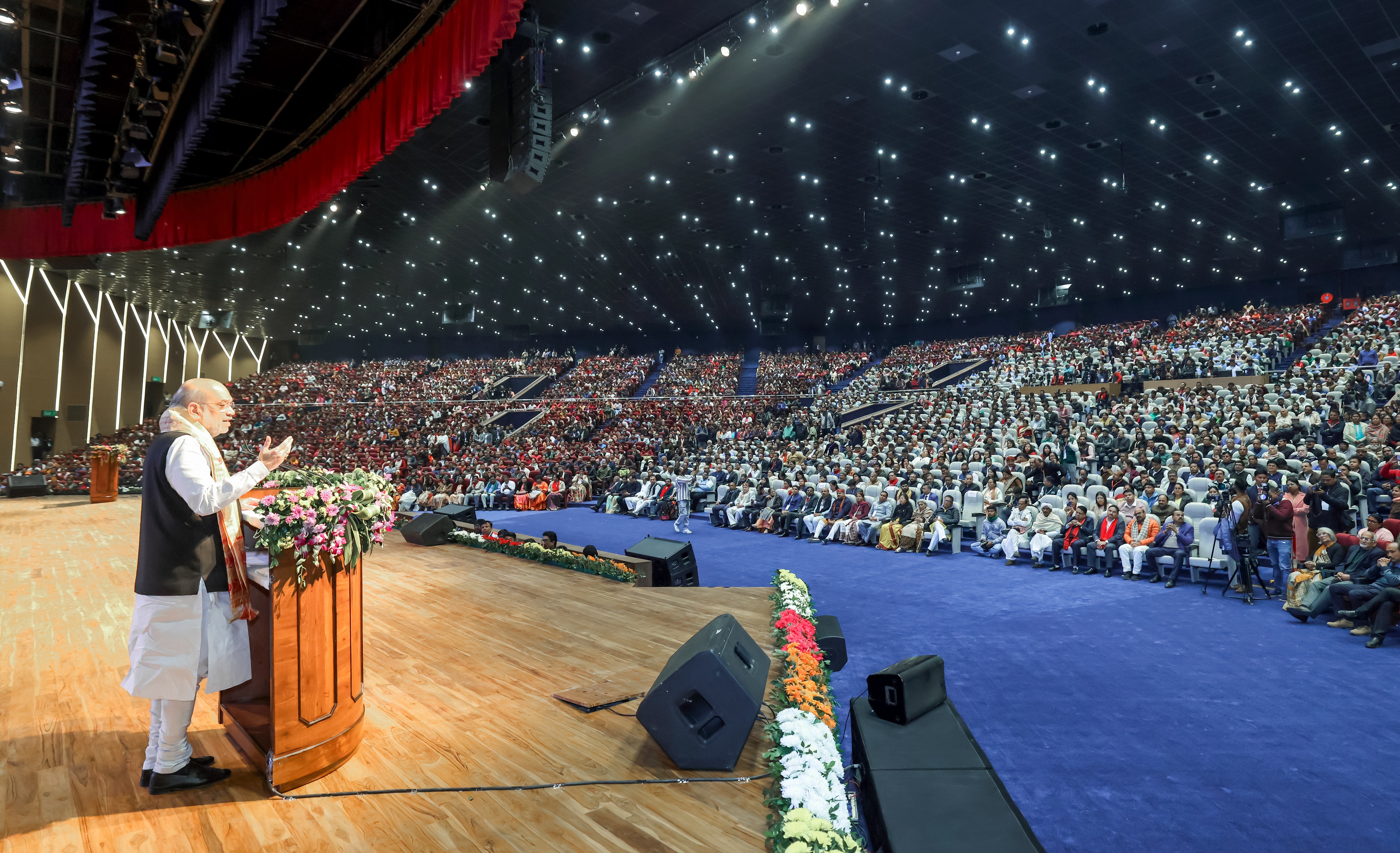 Union Home Minister and Minister of Cooperation Shri Amit Shah inaugurates the Jyoti–Bishnu International Art Centre in Guwahati, Assam