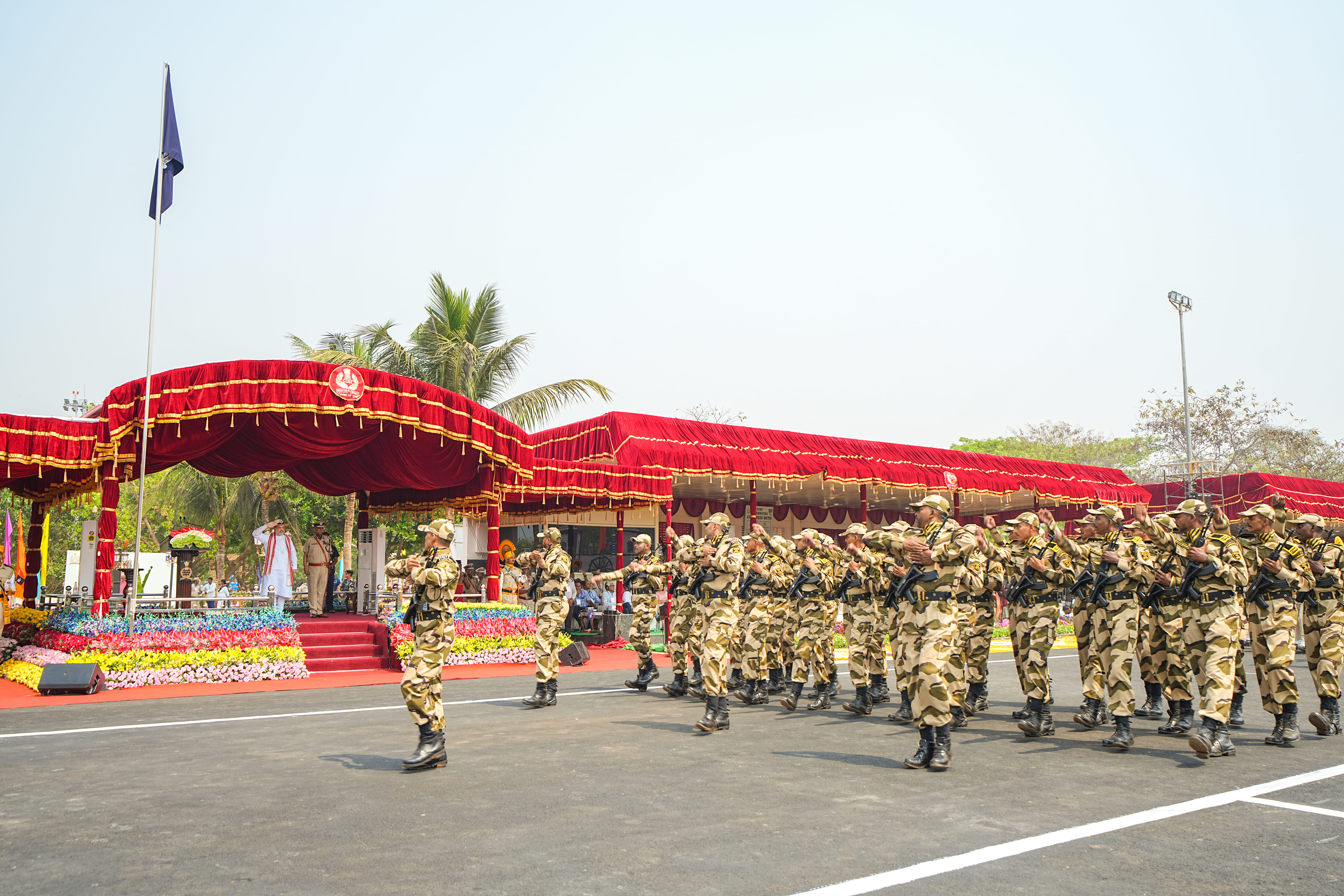 Union Home Minister and Minister of Cooperation, Shri Amit Shah addresses 57th Raising Day ceremony of CISF as the Chief Guest in Mundali, Odisha