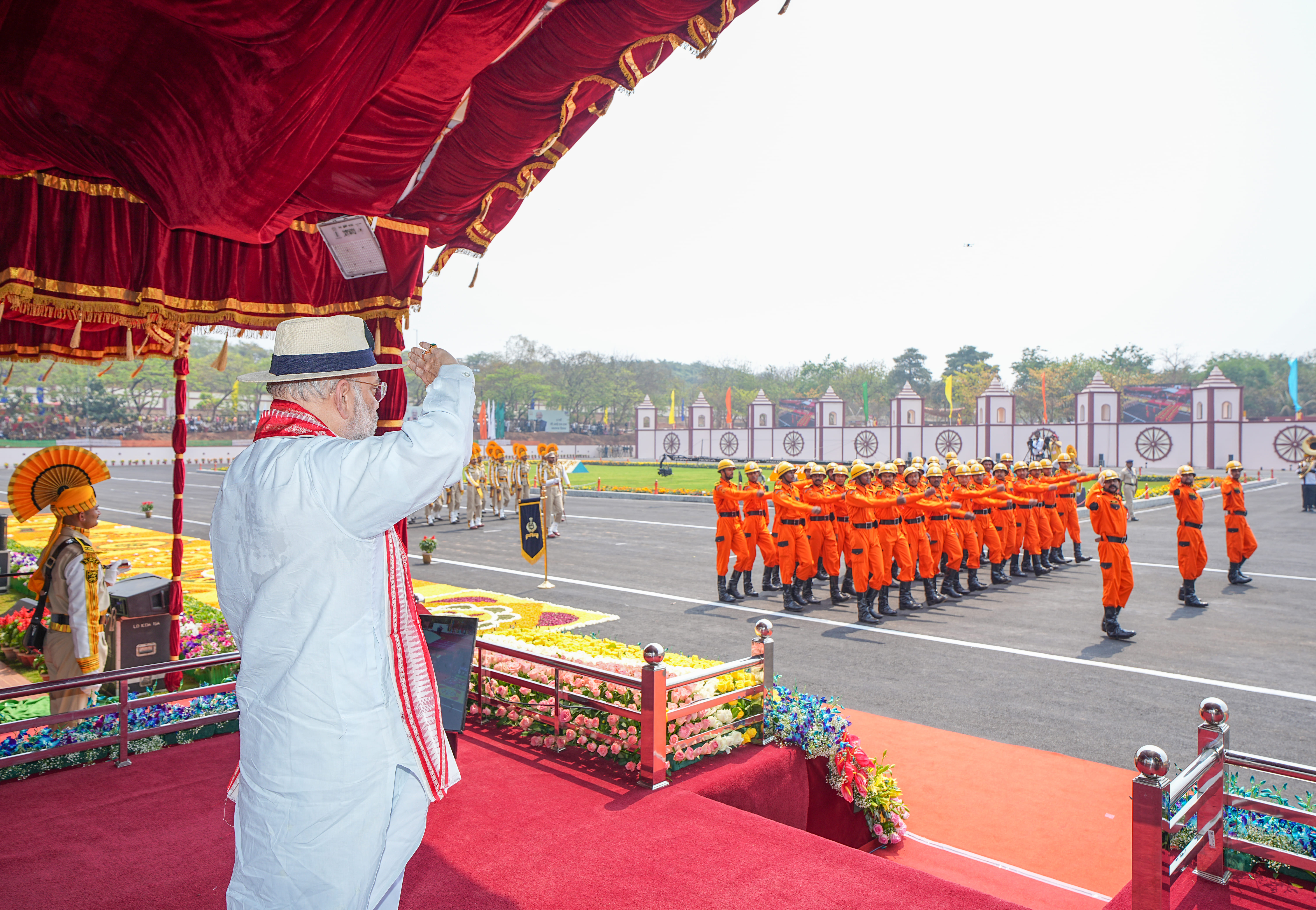 Union Home Minister and Minister of Cooperation, Shri Amit Shah addresses 57th Raising Day ceremony of CISF as the Chief Guest in Mundali, Odisha