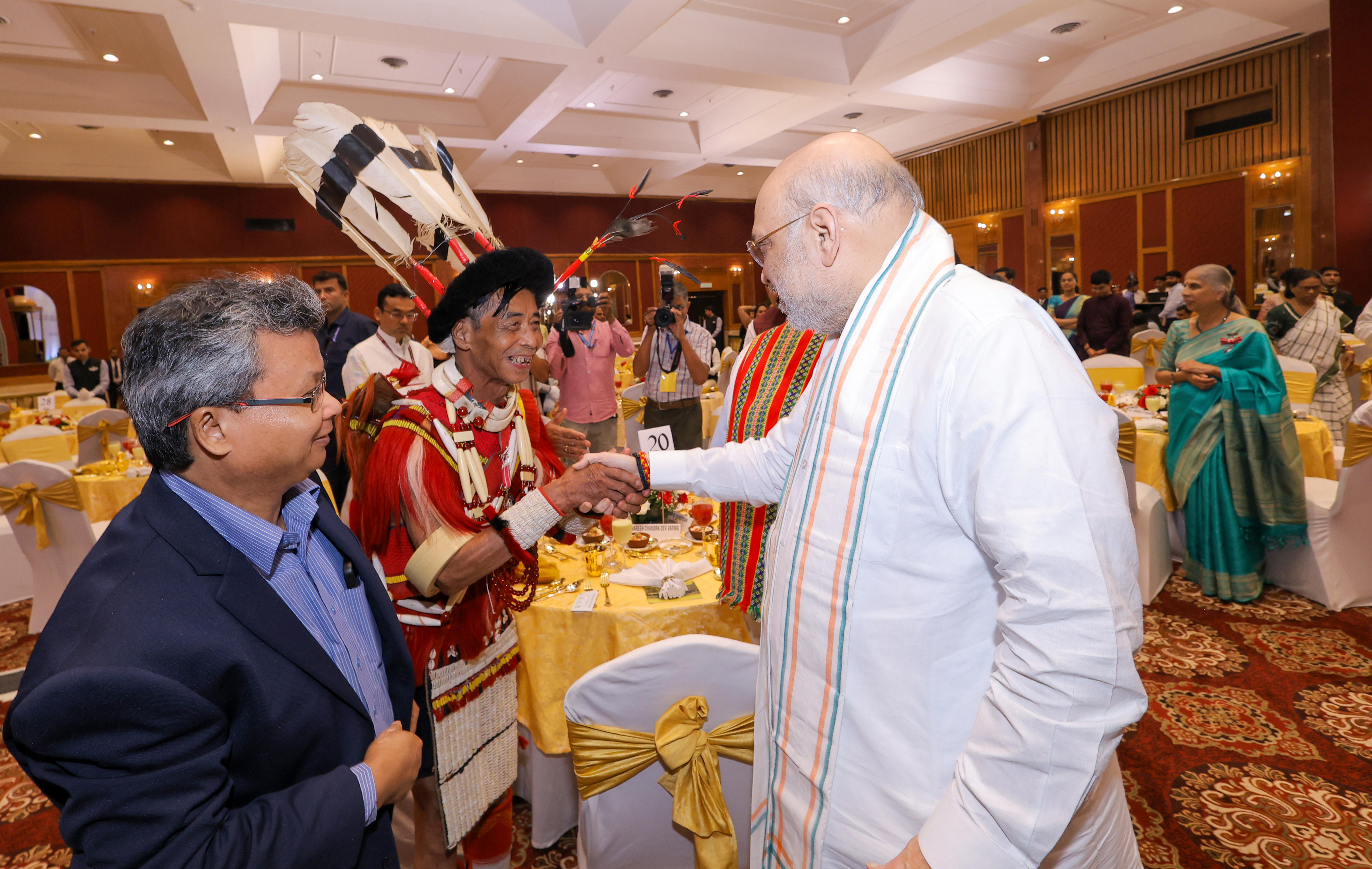 Union Home Minister And Minister of Cooperation Shri Amit Shah Hosted a dinner for the Padma Awardees of 2026.