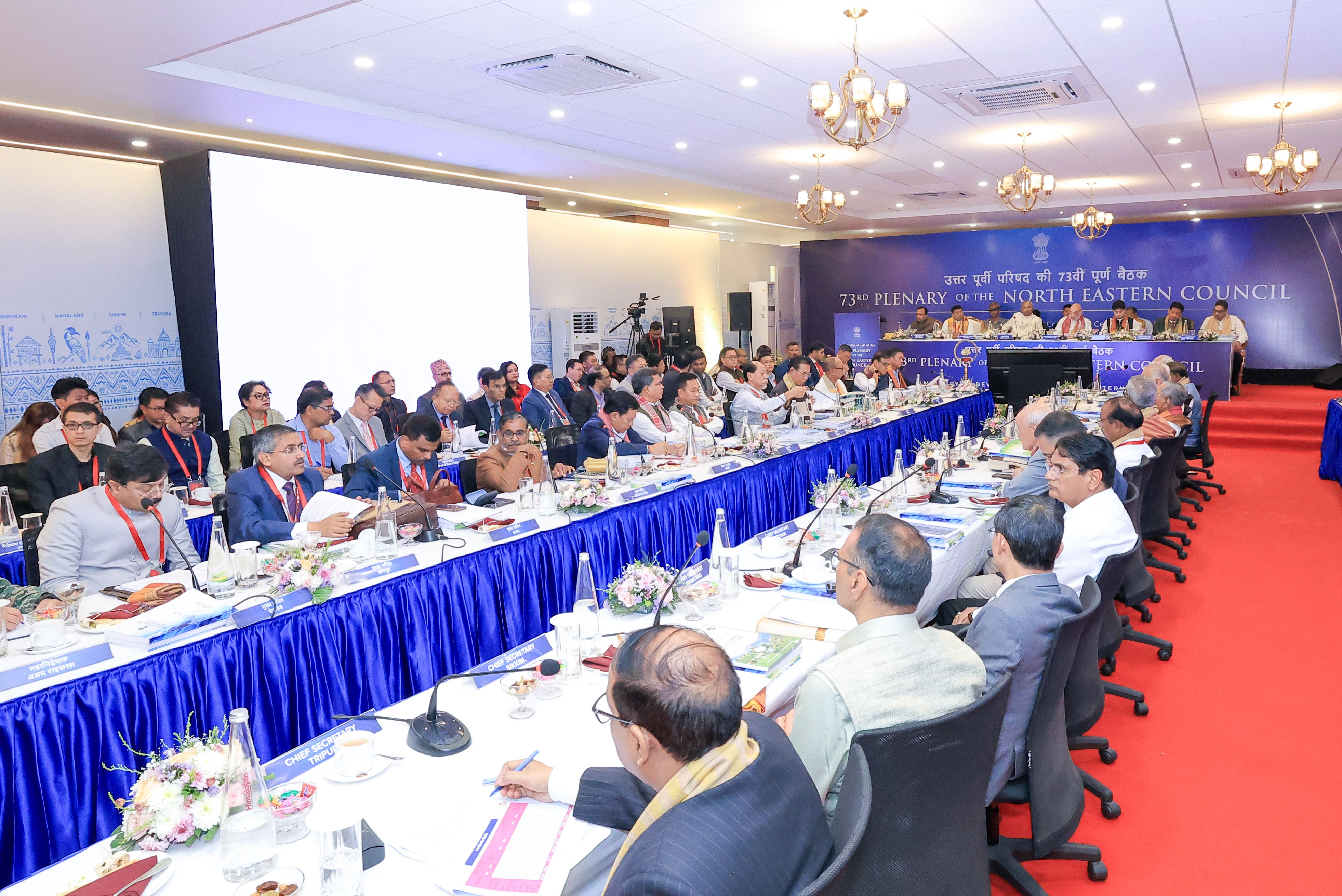 Union Home Minister and Minister of Cooperation, Shri Amit Shah chairs 73rd Plenary Session of North Eastern Council (NEC) in Shillong, capital of Meghalaya