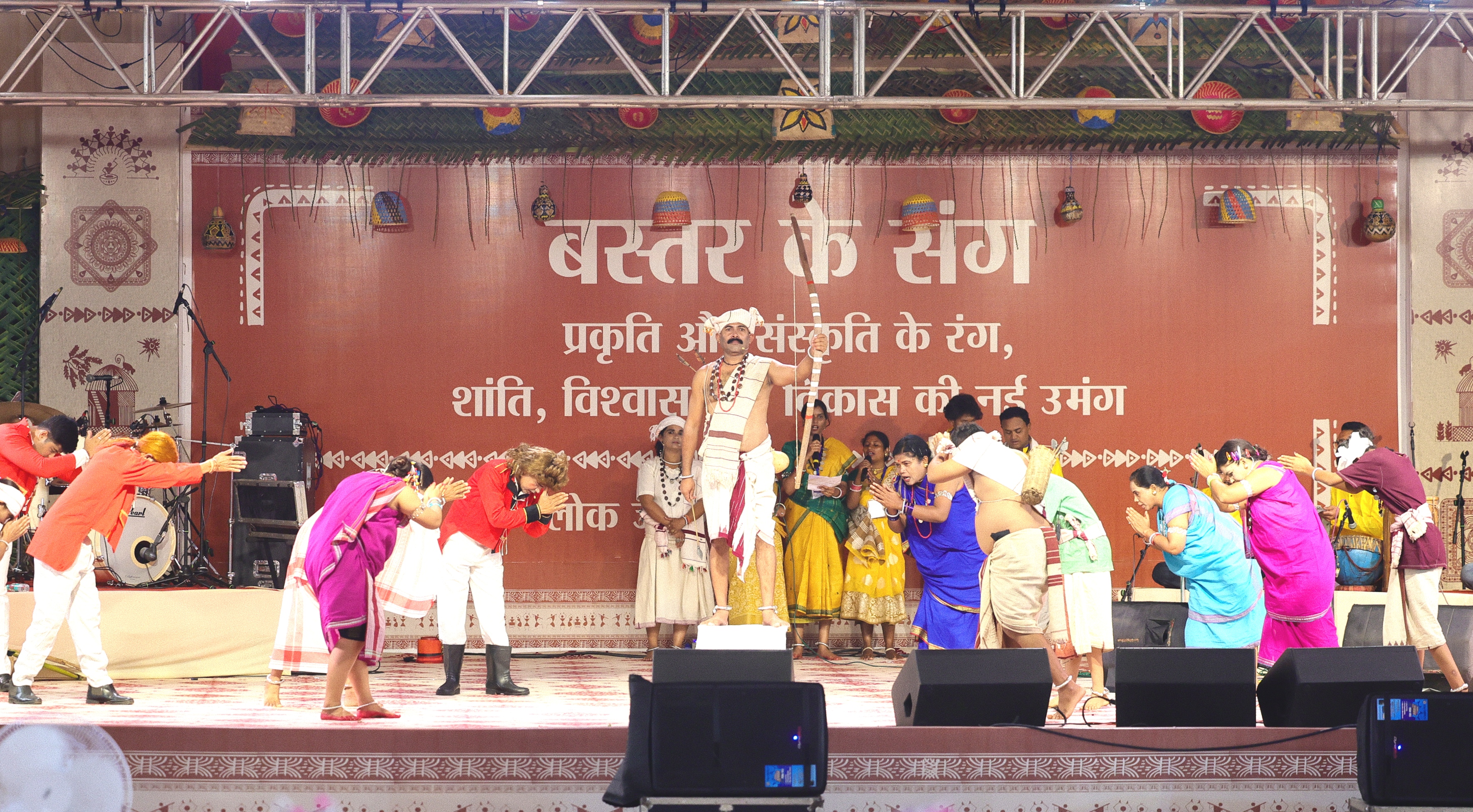 Union Home Minsiter and Minister of Cooperation Shri Amit Shah attended cultural event 'Bastar Ke Sang' in Jagdalpur