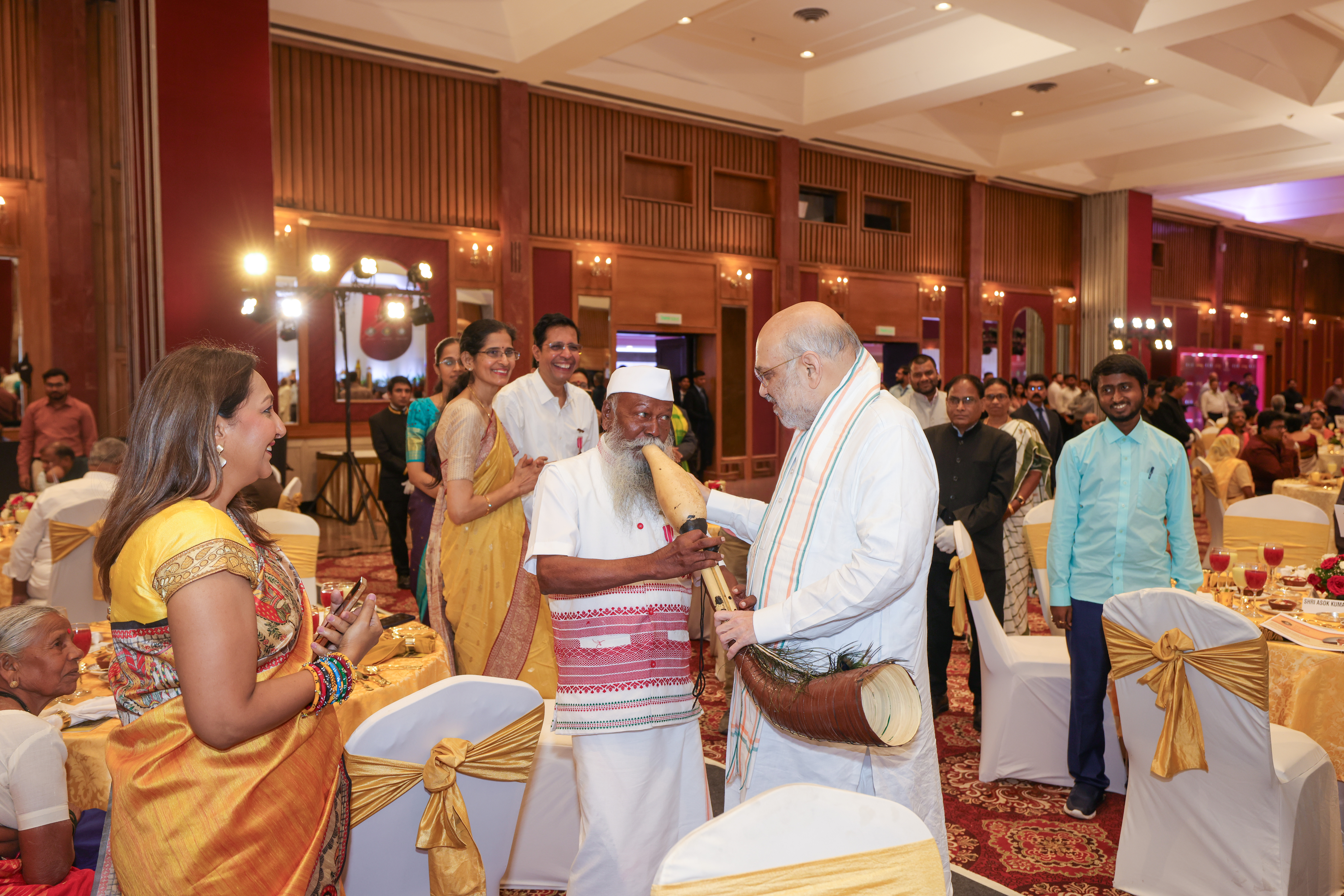 Union Home Minister And Minister of Cooperation Shri Amit Shah Hosted a dinner for the Padma Awardees of 2026.