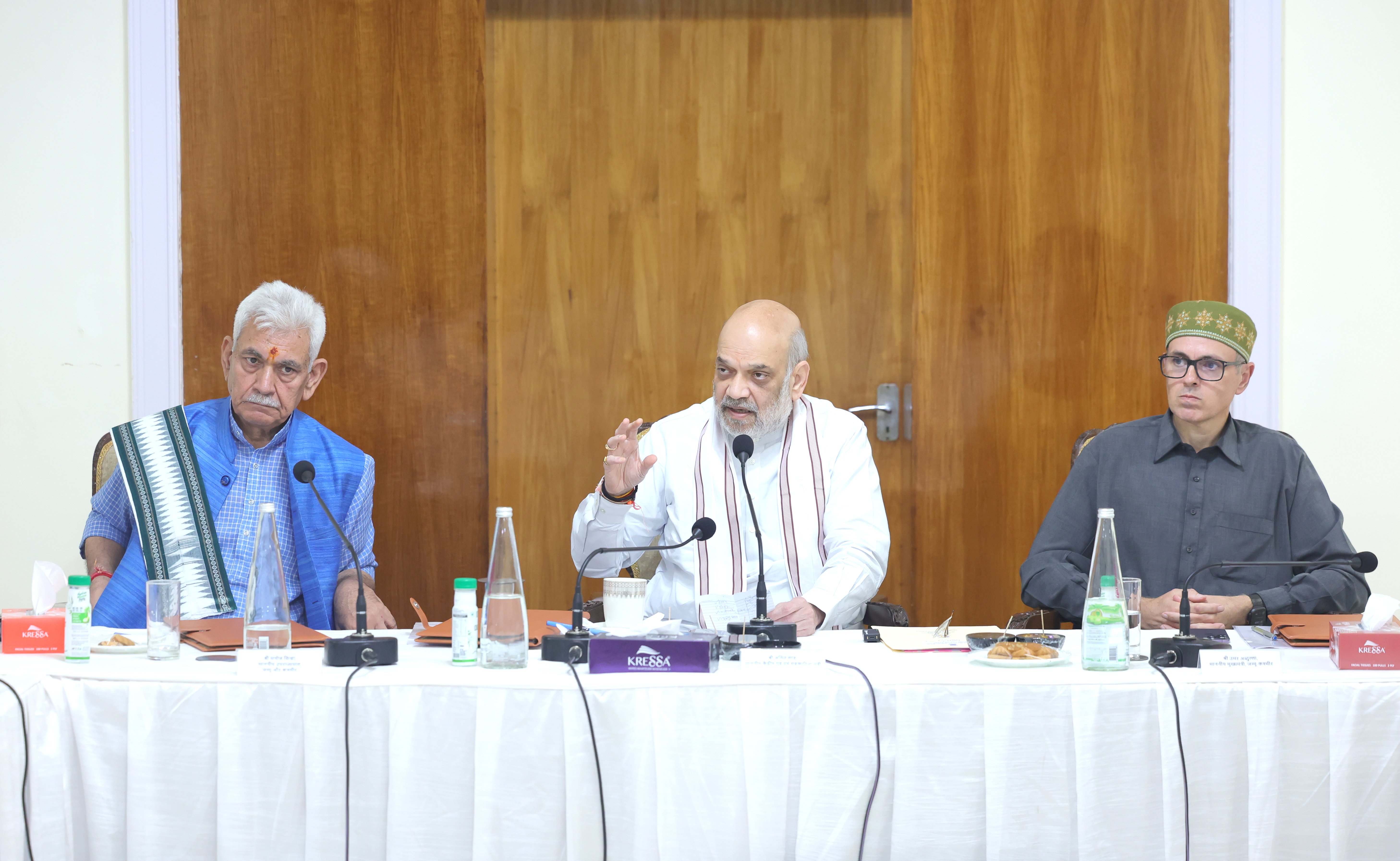 Union Home Minister and Minister of Cooperation Shri Amit Shah visits Jammu and inspects the rain, flood, and landslide-affected areas of the Jammu division to take stock of the damages caused by the natural disaster