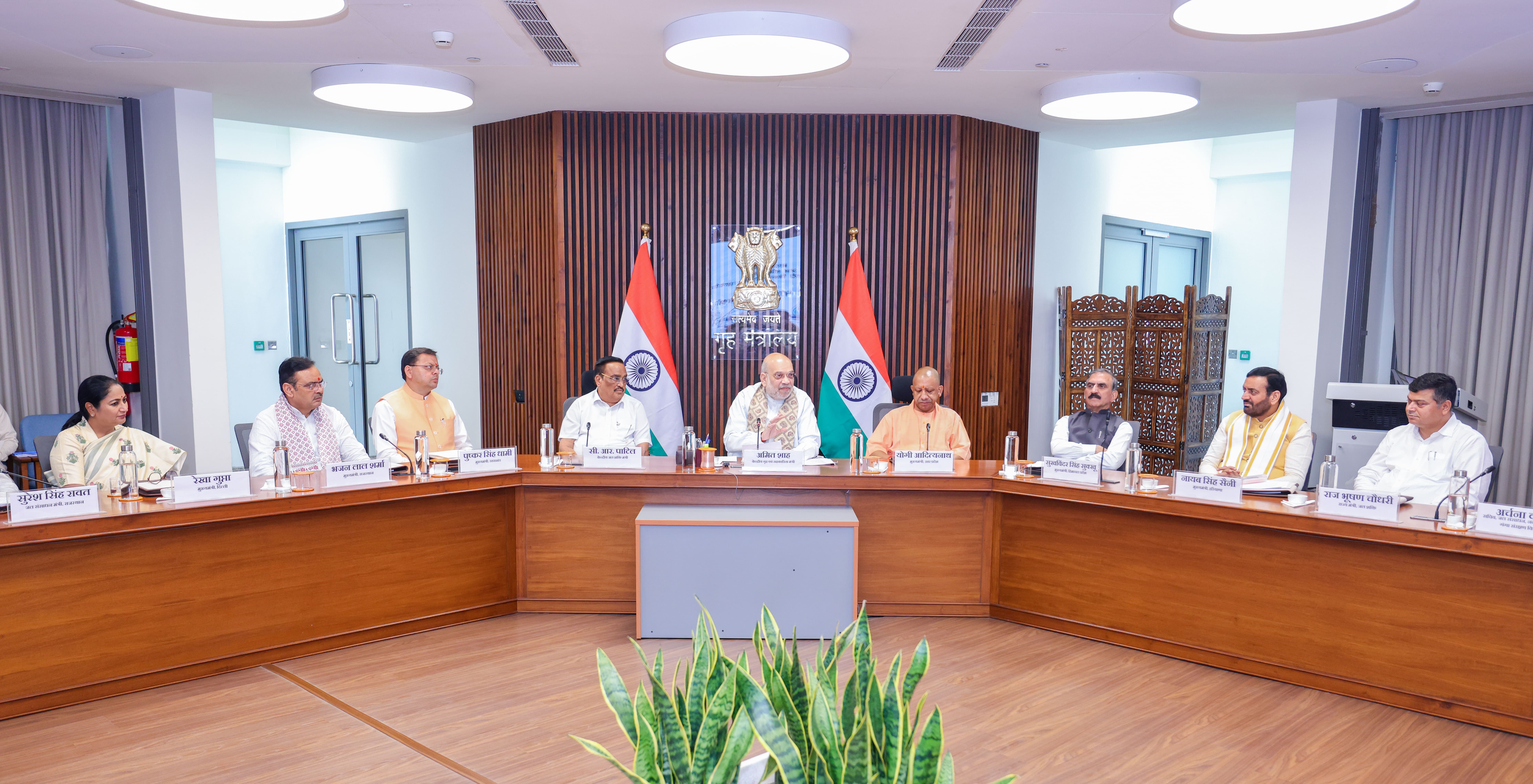 Union Home Minister and Minister of Cooperation Shri Amit Shah and Union Jal Shakti Minister Shri C. R. Patil, CMs of Uttar Pradesh, Uttarakhand, Himachal Pradesh, Rajasthan, Delhi and Haryana signed the Kishau Multipurpose Project agreement