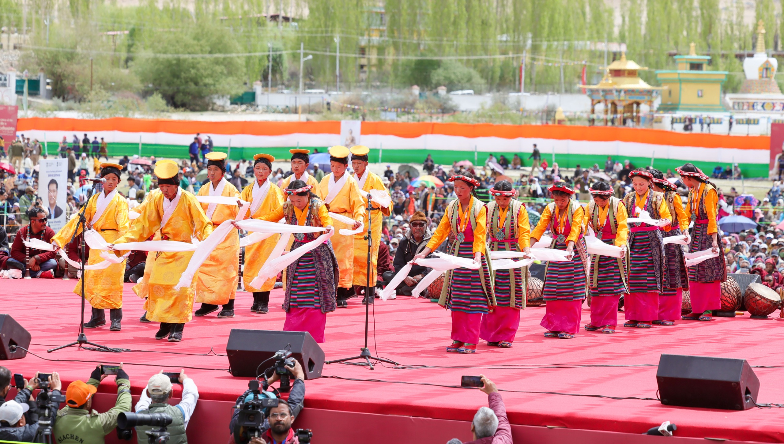 Union Home Minister and Minister of Cooperation Shri Amit Shah inaugurates the exposition of the sacred relics of Lord Buddha in Leh.