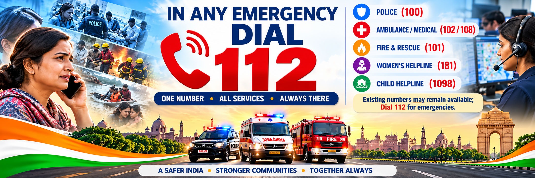 Dial 112