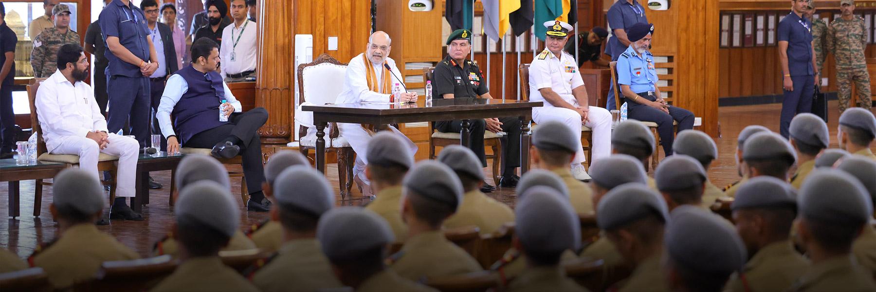 “Interacted with the trainee jawans of the National Defence Academy, Pune”